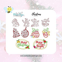 Christmas Embroidery Design Set